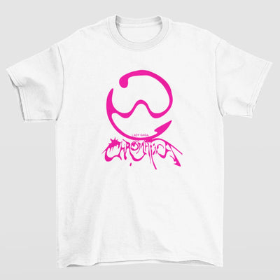 Camiseta Básica Lady Gaga Chromatica Graphic Design