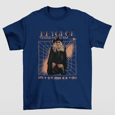 Camiseta Básica Beyonce Carter Graphic- azul-marinho