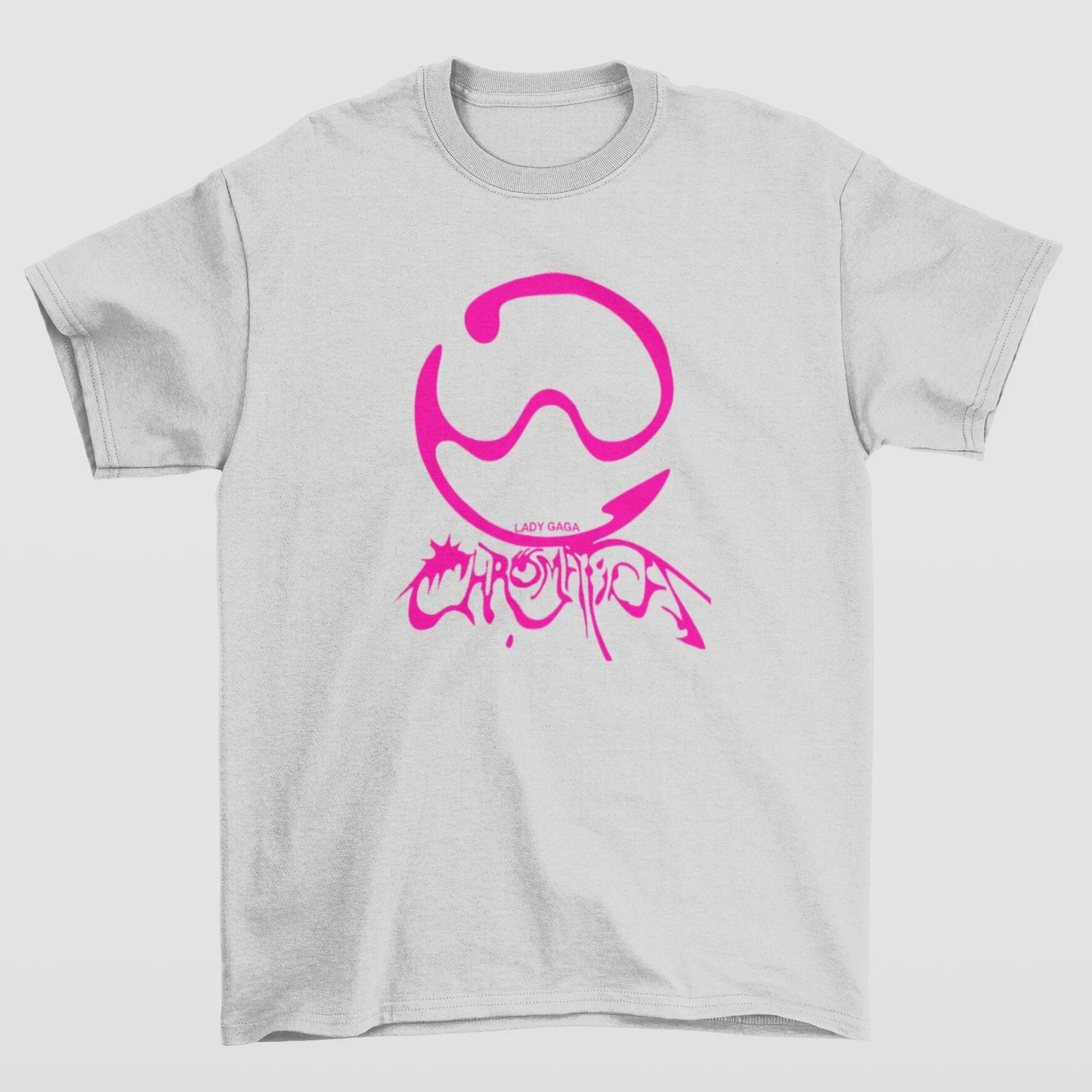 Camiseta Básica Lady Gaga Chromatica Graphic Design
