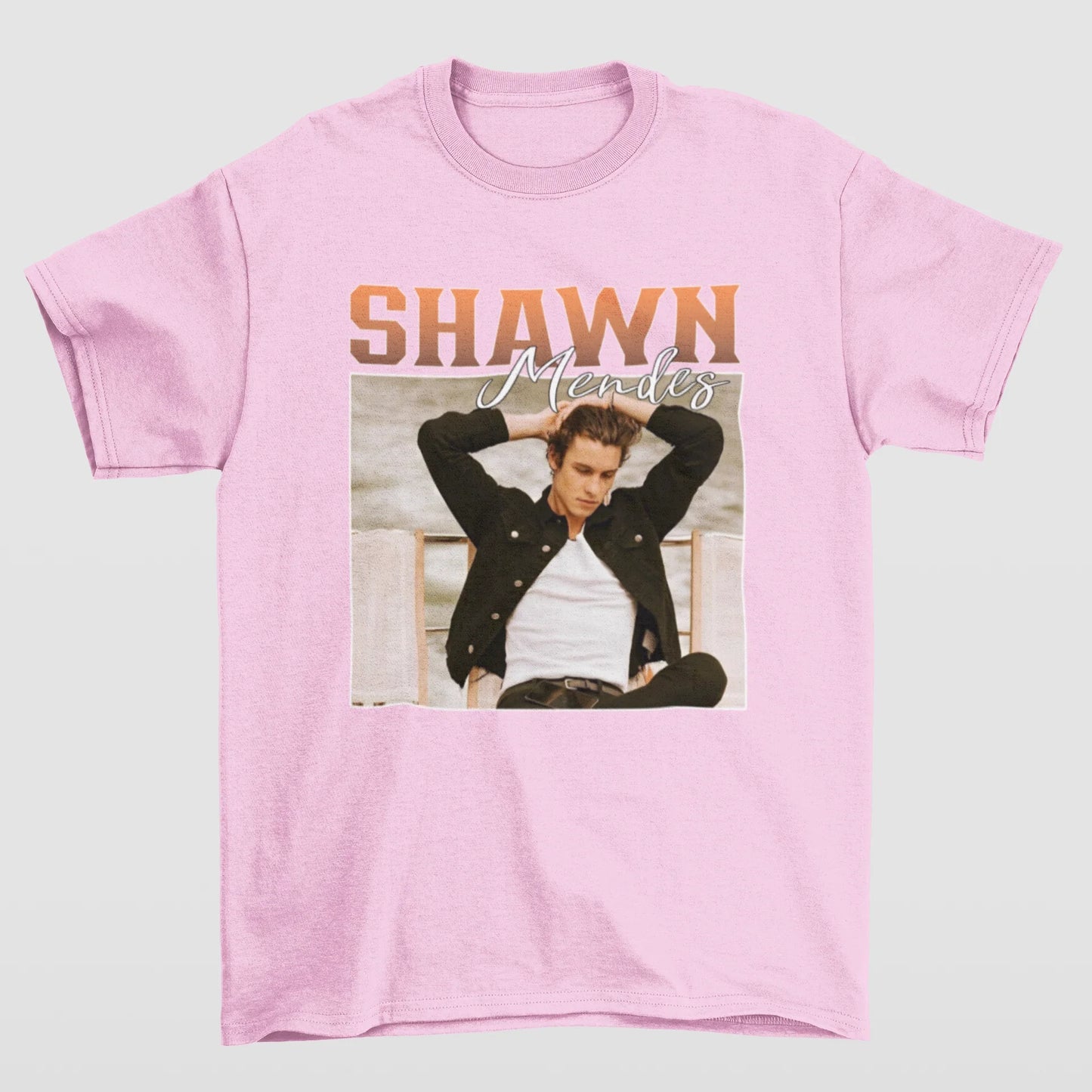 Camiseta Básica Shawn Mendes Graphic