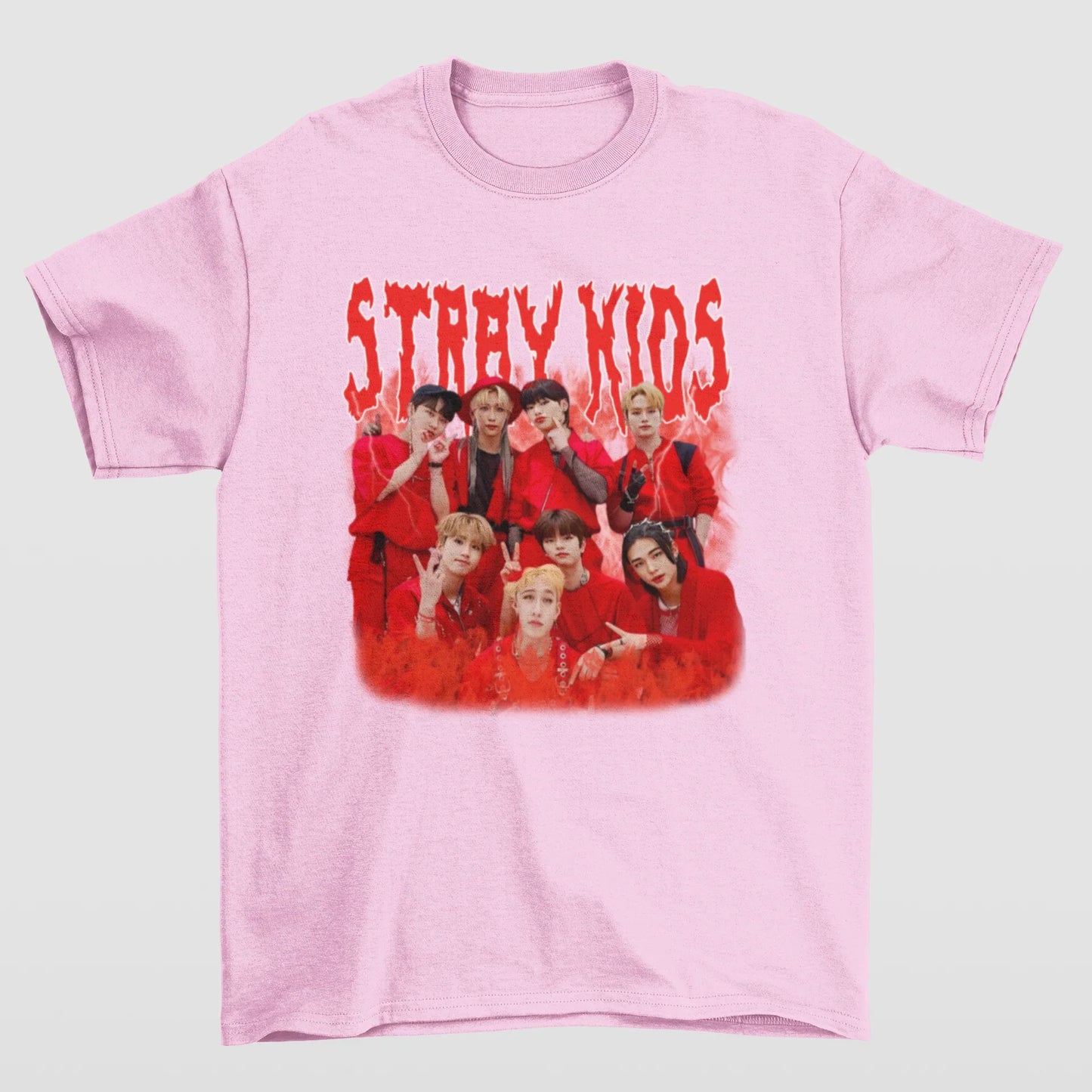 Camiseta Básica Stray Kids Retro 90's