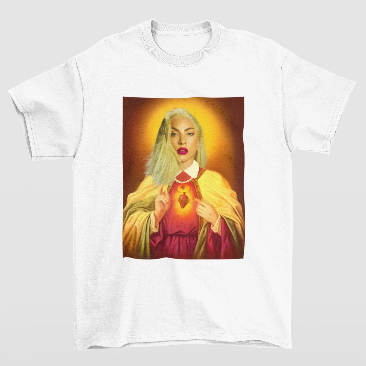Camiseta Básica Lady Gaga Funny Meme