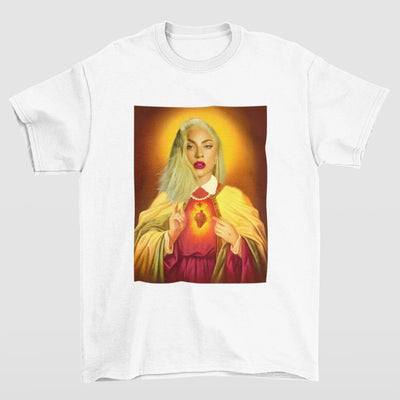 Camiseta Básica Lady Gaga Funny Meme