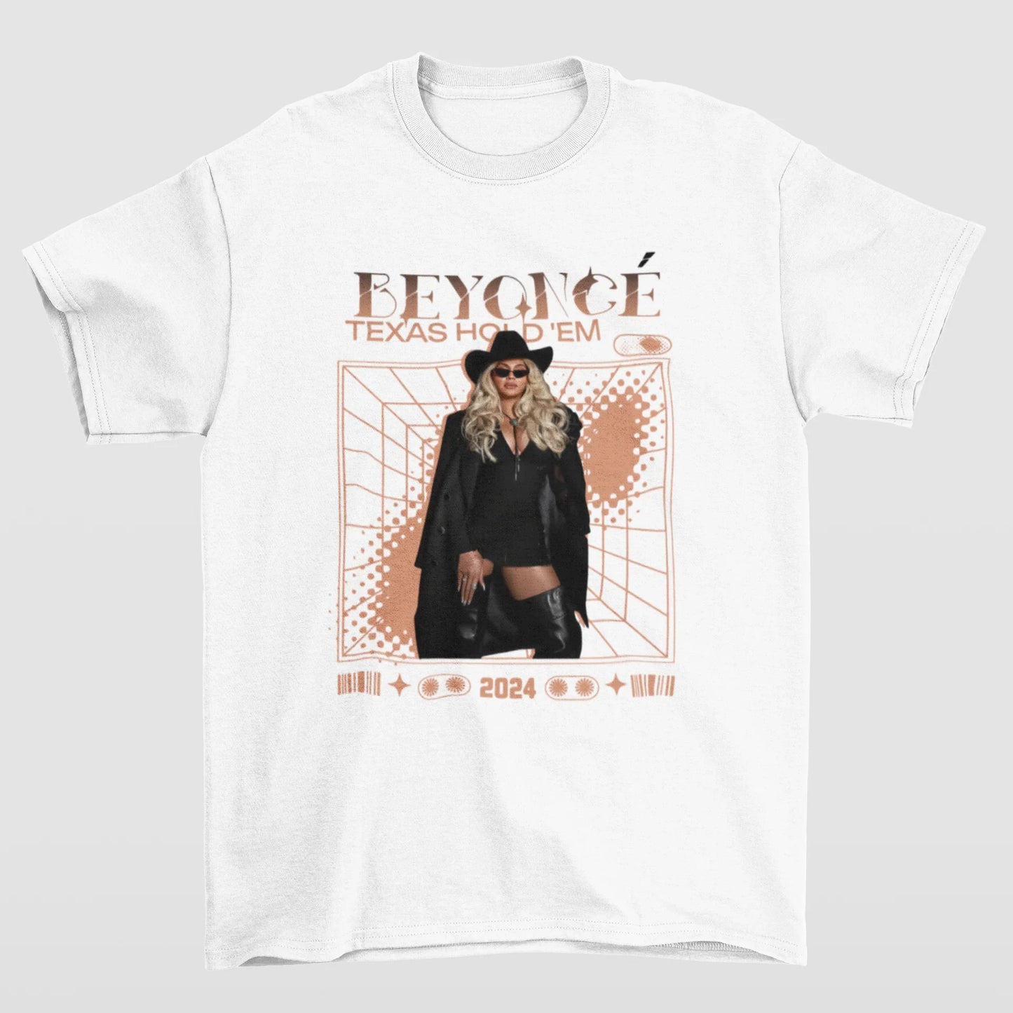 Camiseta Básica Beyonce Carter Graphic- branco