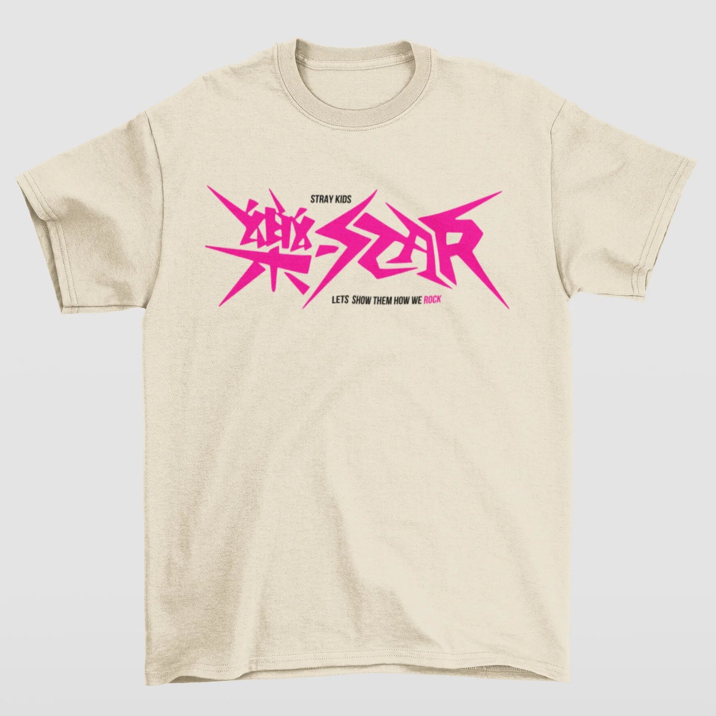Camiseta Básica Stray Kids Let's Show How We Rock