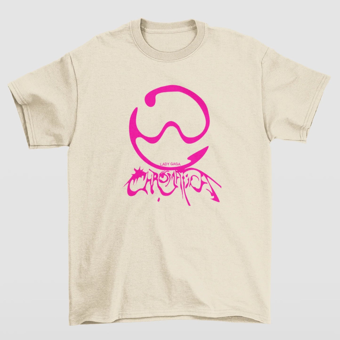 Camiseta Básica Lady Gaga Chromatica Graphic Design