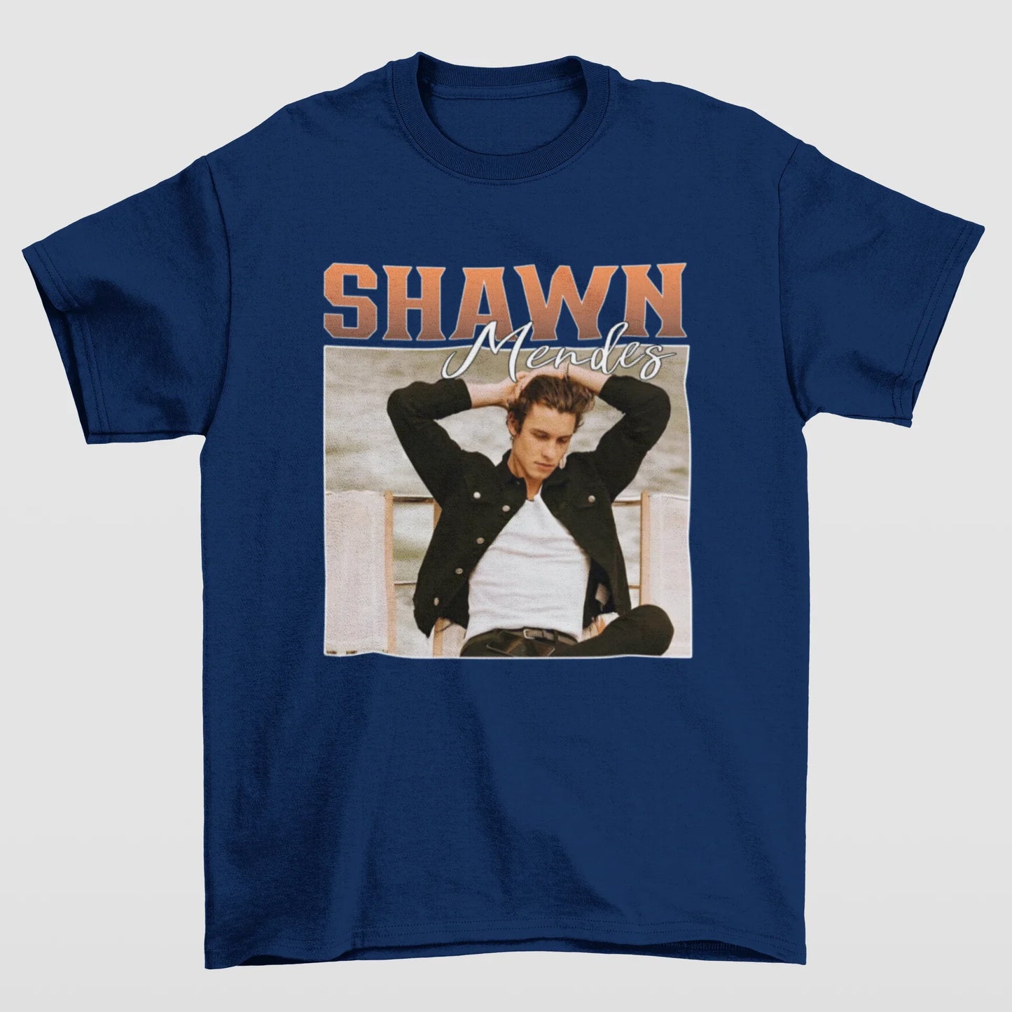 Camiseta Básica Shawn Mendes Graphic