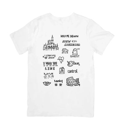 Camiseta Básica Halsey Musics Branco