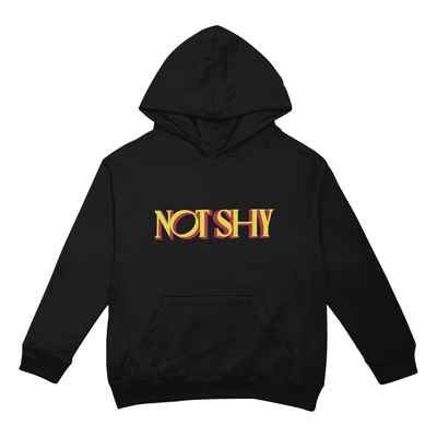 Moletom Canguru Itzy Not Shy - preto