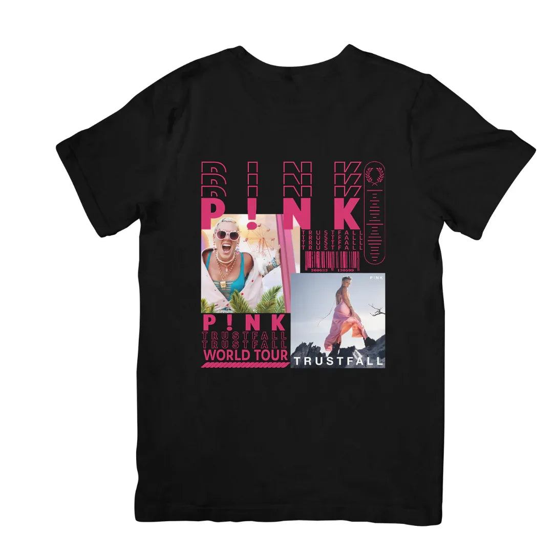 Camiseta Básica P!nk On Tour