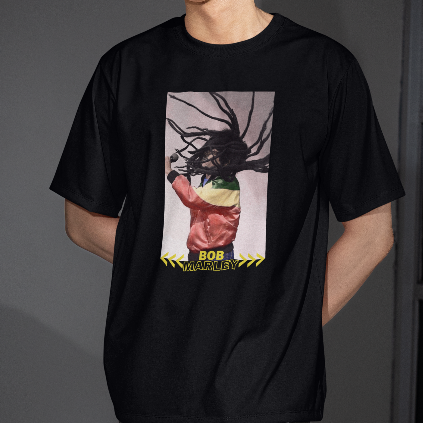 Camiseta Básica Bob Marley Vibes