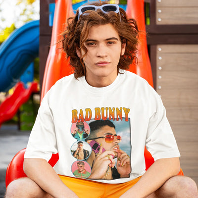 Camiseta Básica Bad Bunny Telefone
