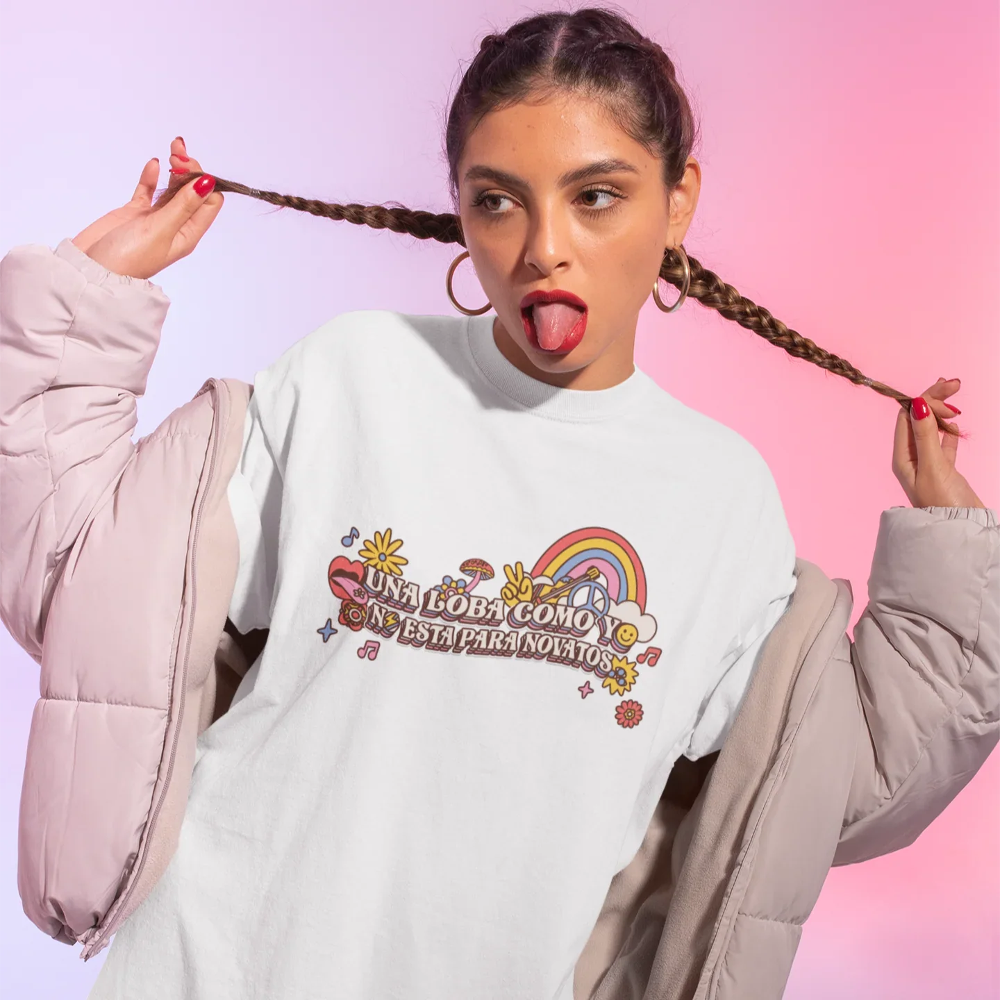 Camiseta Básica Shakira Una Loba Como Yo- branco