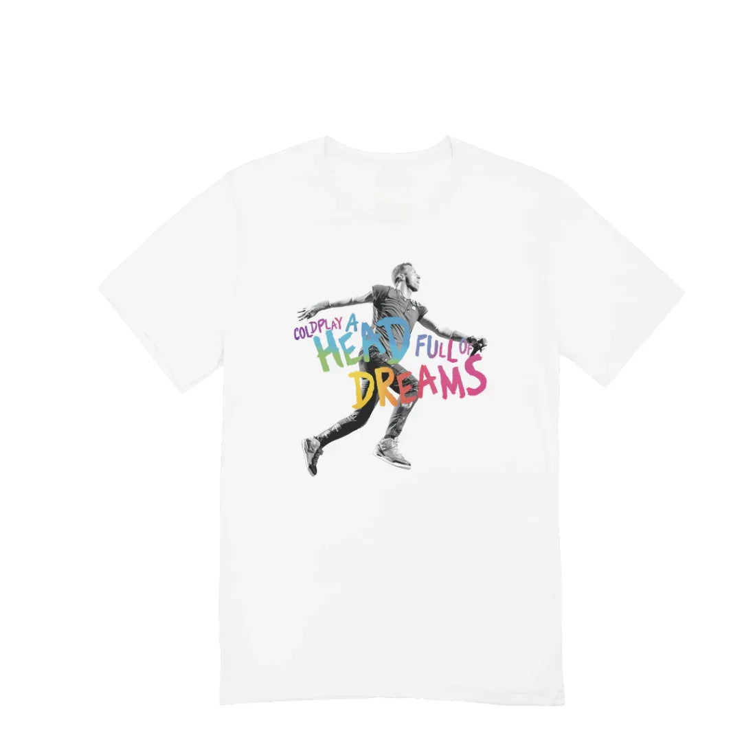 Camiseta Básica Coldplay Photo P&B-BRANCO