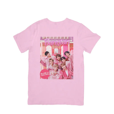 Camiseta Básica BTS Pink Boys-ROSA BEBE