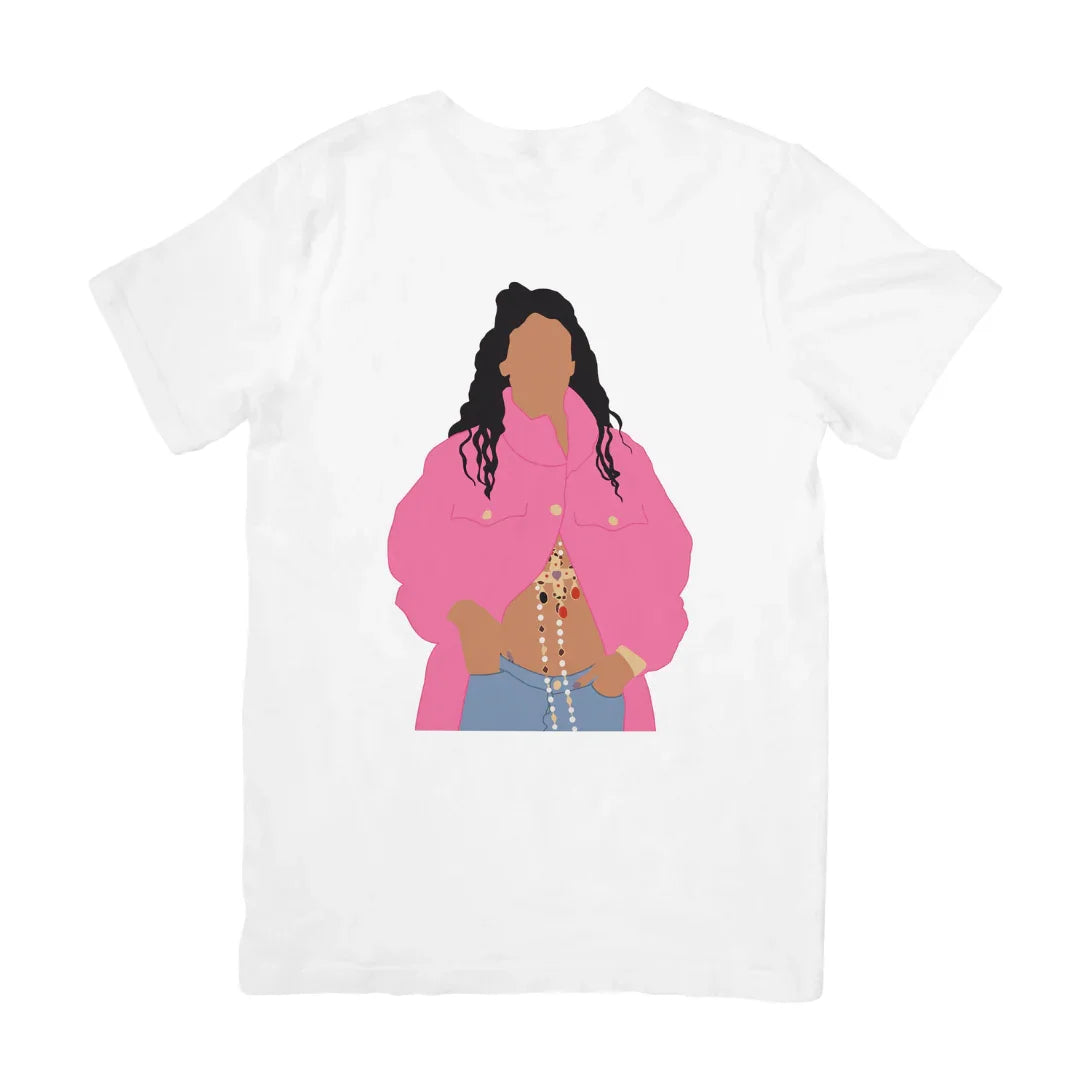 Camiseta Básica Rihanna Pregnant