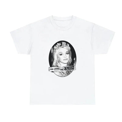 Camiseta Básica Britney Spears Queen - Branco
