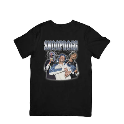 Camiseta Básica Snoop Dogg Retro Classic Preto