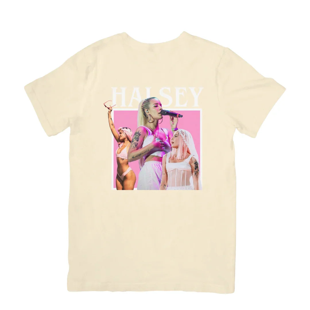 Camiseta Básica Halsey Retro Collab Pérola