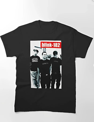Camiseta Básica Blink-182 Retro Vintage