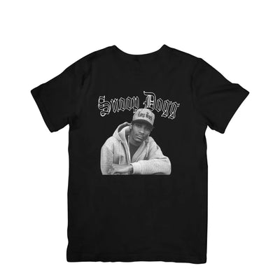 Camiseta Básica Snoop Dogg Retro Vintage Preto