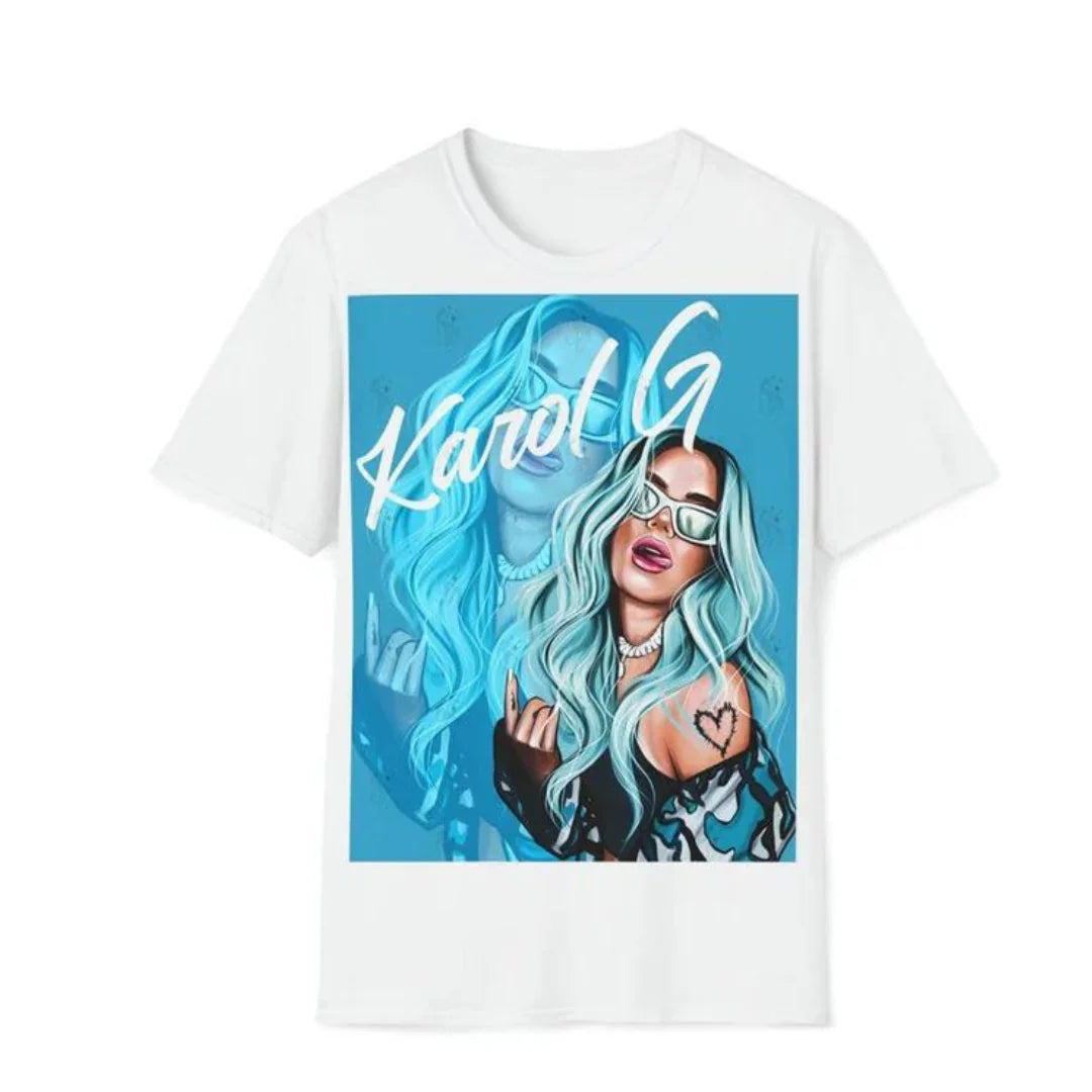 Camiseta Básica Karol G La Bichota Branco