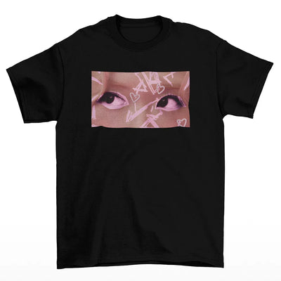 Camiseta Básica Rosé Eyes Blackpink-PRETO