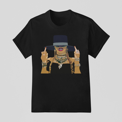 Camiseta Básica Beyonce Illustration