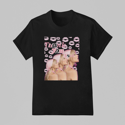 Camiseta Básica Ariana Grande Thank U Next Collab