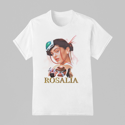 Camiseta Básica Rosalia Graphic Vintage