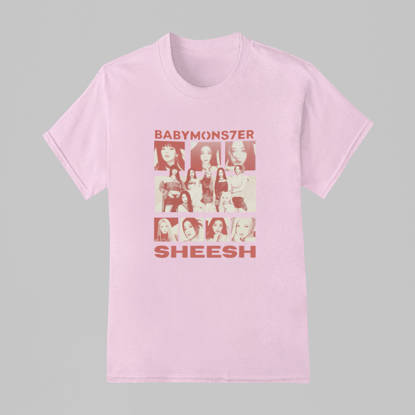 Camiseta Básica Babymonster Sheesh