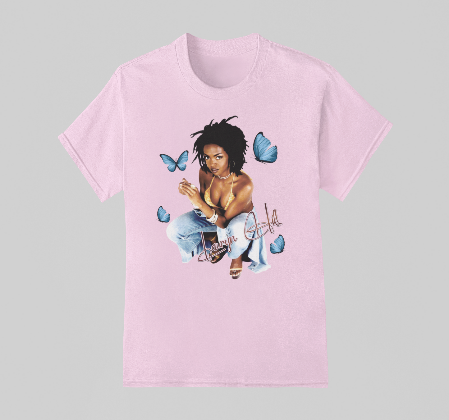 Camiseta Básica Lauryn Hill Butterfly