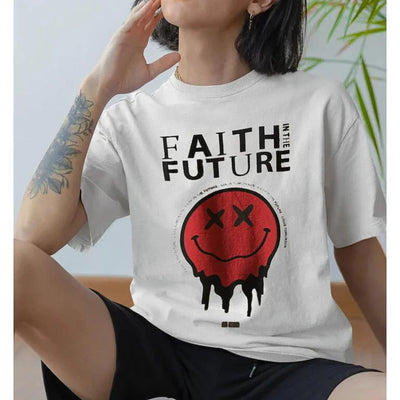 Camiseta Básica Louis Tomlinson Smile Graphic Branco