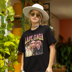 Camiseta Básica Lady Gaga Aesthetic