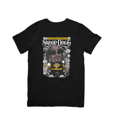 Camiseta Básica Snoop Dogg Smoke Preto