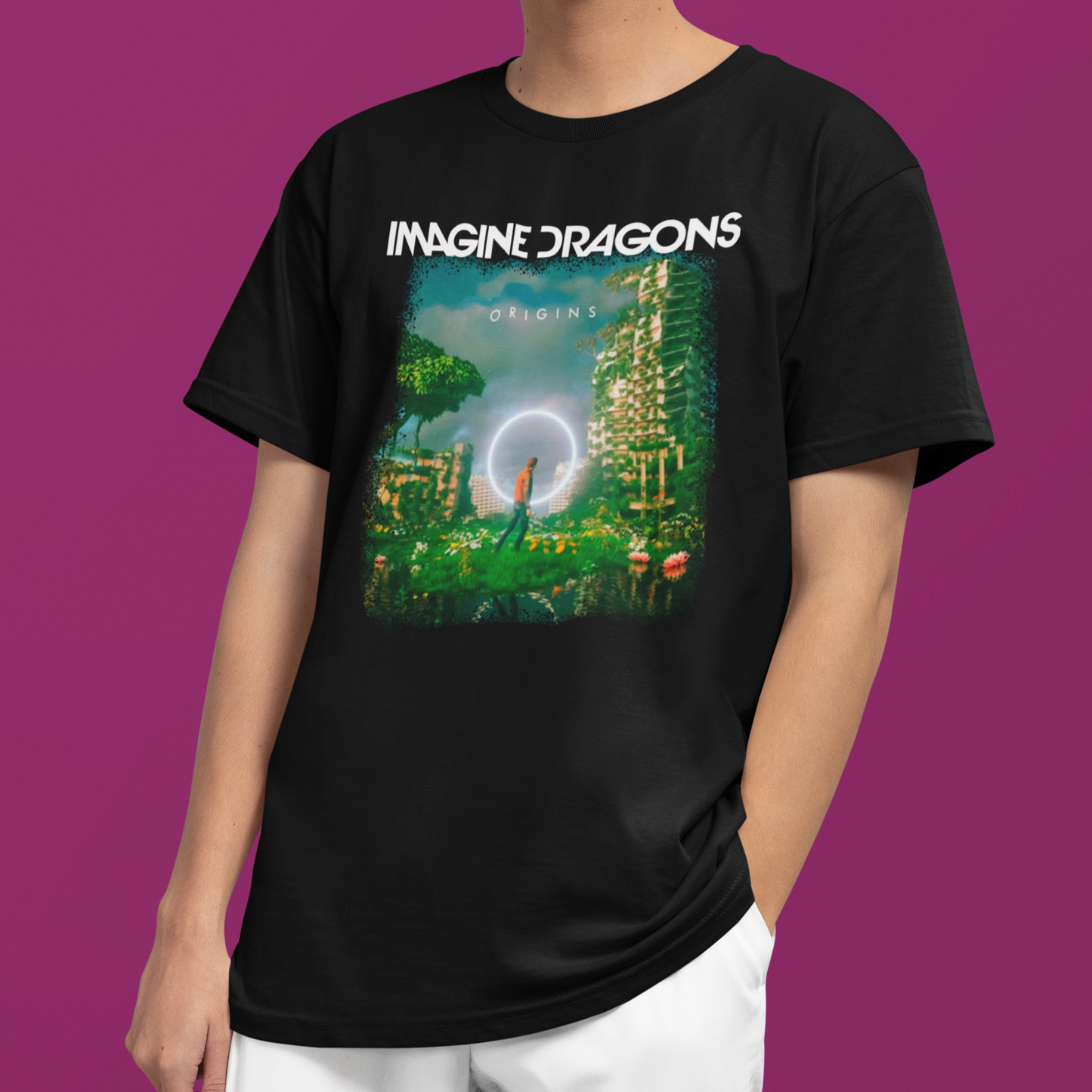 Camiseta Básica Imagine Dragons Origins