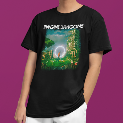 Camiseta Básica Imagine Dragons Origins