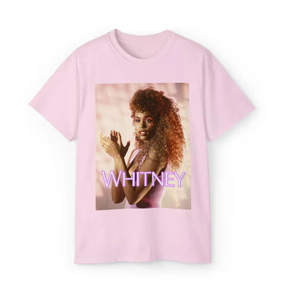 Camiseta Básica Whitney Houston Ultra-ROSA BEBE