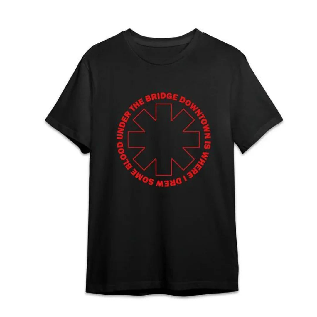 Camiseta Básica Red Hot Chili Peppers Under The Bridge