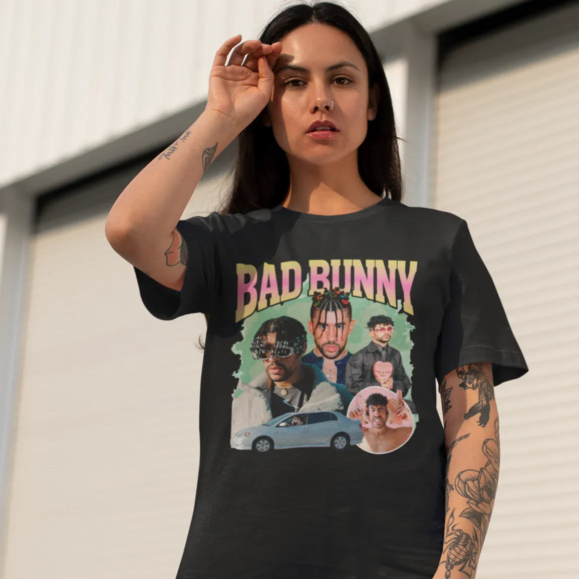 Camiseta Básica Bad Bunny Car Style