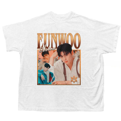 Camiseta Básica Astro Cha Eun-woo Vintage
