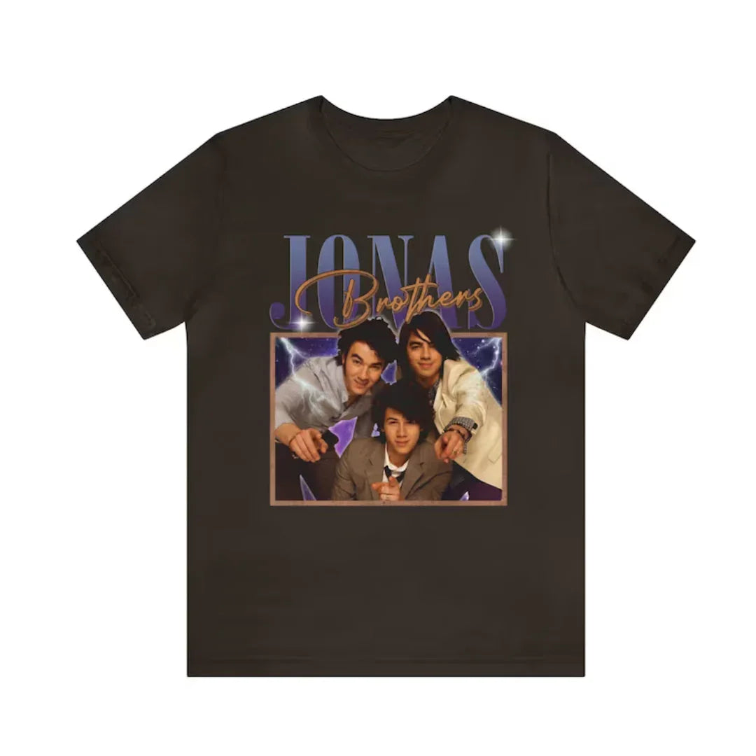 Camiseta Básica Jonas Brothers Vintage Preto