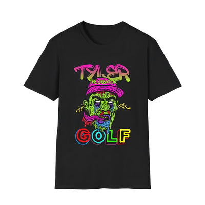 Camiseta Básica Tyler The Creator Vintage-PRETO