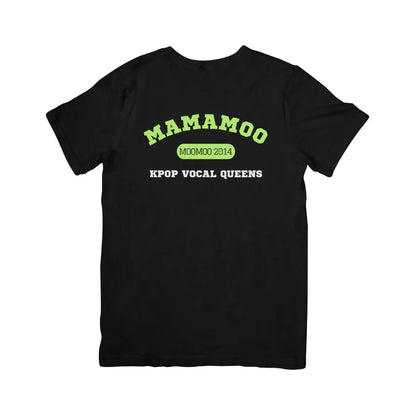 Camiseta Básica Mamamoo Vocal Queens - preto
