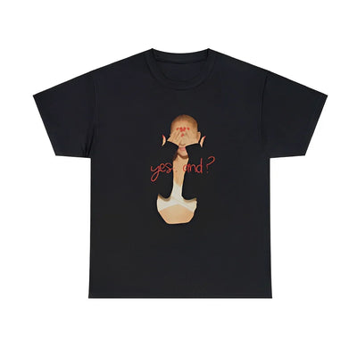 Camiseta Básica Ariana Grande Yes, And ? - Preto