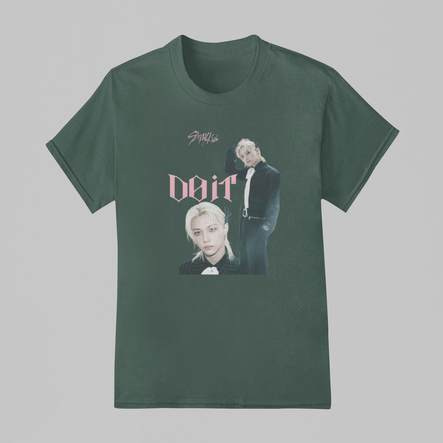 Camiseta Básica Stray Kids Felix Do It Collab