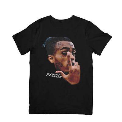 Camiseta Básica Xxxtentacion Vintage 90's-PRETO