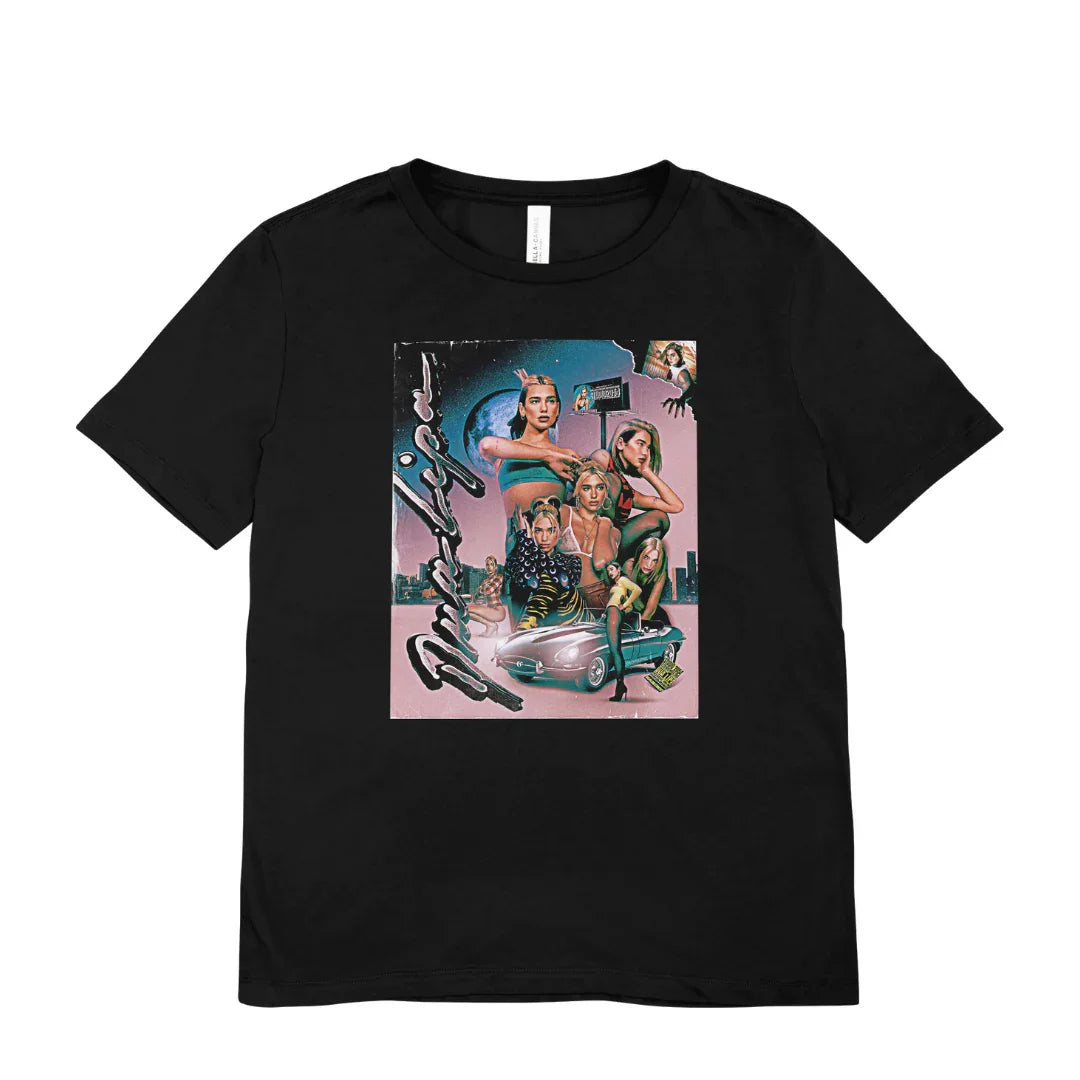 Camiseta Básica Dua Lipa Preto