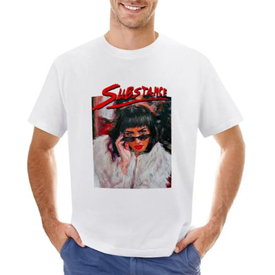 Camiseta Básica Demi Lovato Substance Branco