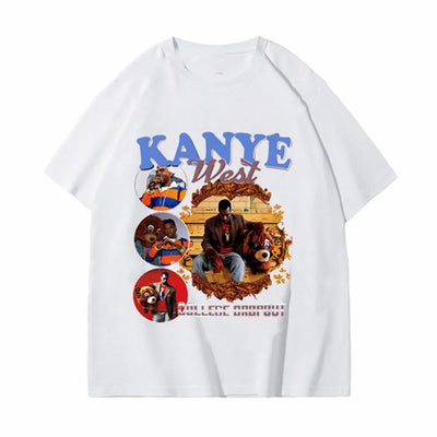 Camiseta Básica Kanye West College Dropout Branco